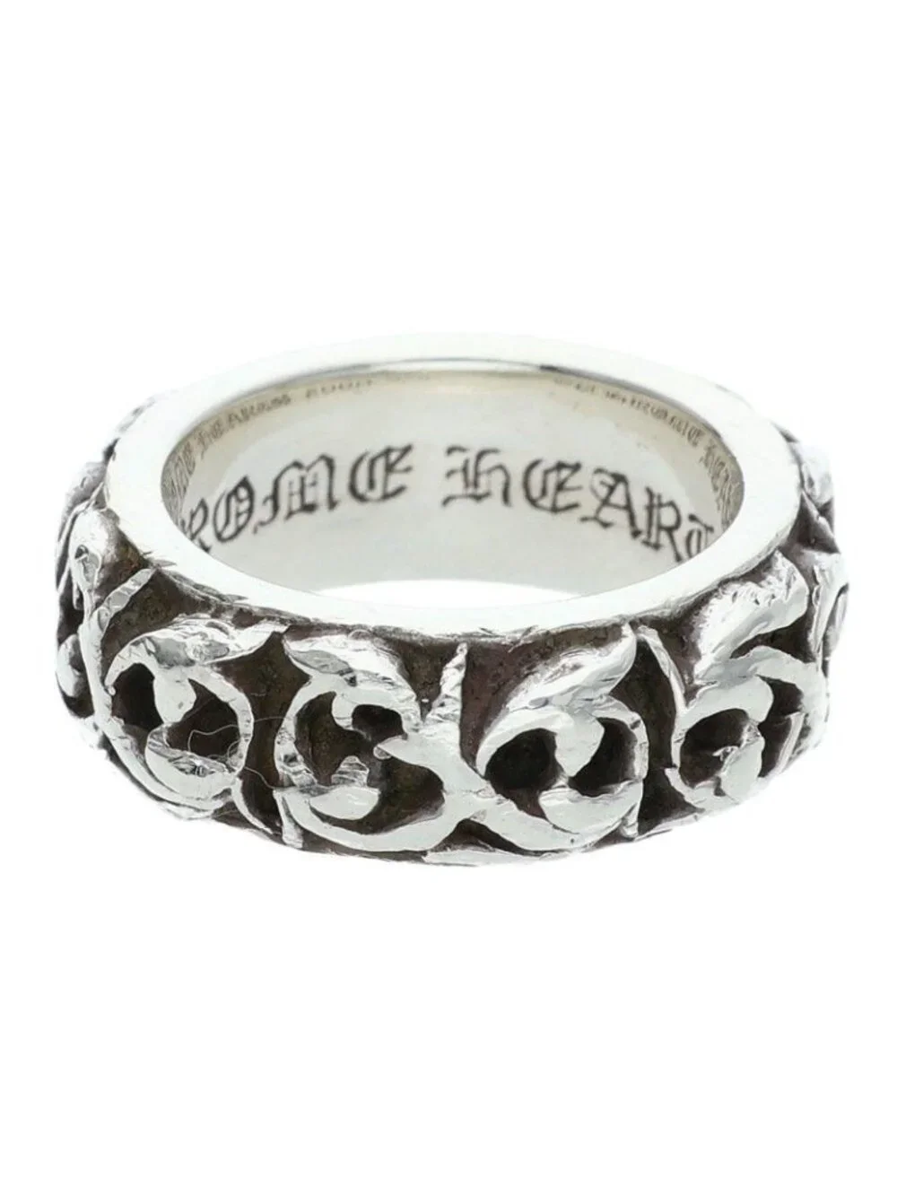 Chrome Hearts Etrnity Vine Band Eternity Silver Ring